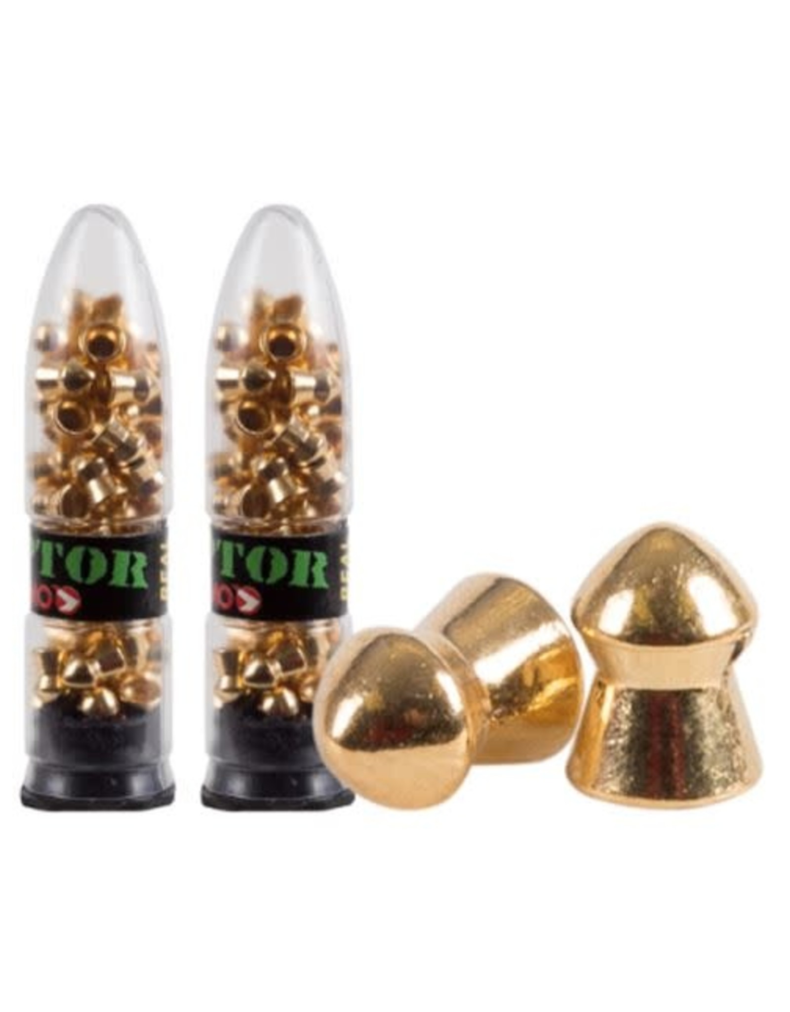 Gamo .177 (4.5mm) Cal. 5.4 Gr. Lead-Free Domed PBA Gold Plated Power Pellets - 100 Rounds by Gamo