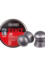 JSB Exact Diabolo Lead Domed Pellets .357 Caliber (9mm) 81.02 Grains - 100 Rounds