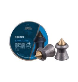 H&N Sport .22 Cal 16.2 Gr 200 Rd .38 (9.6mm) Long Hornet Lead Pointed Pellets