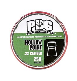 PDG .22 Cal 18 Gr 250 Rd Lead Hollow Point Slugs
