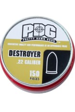 PDG PDG Destroyer Lead Domed Airgun Slugs .22 Caliber (5.5mm) 26 Grains - 150 Rounds