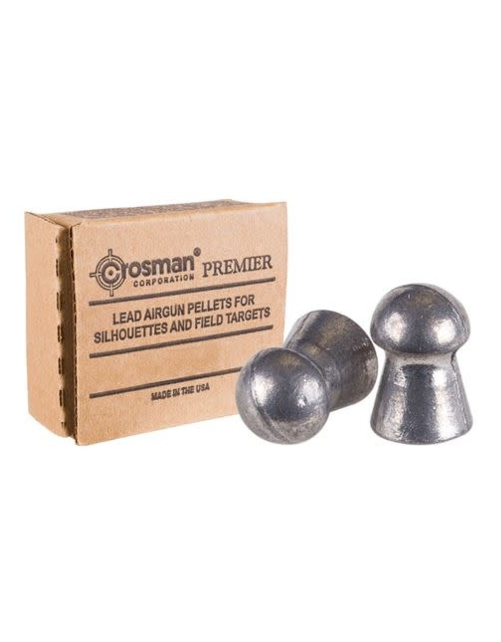 Crosman Crosman Premier Heavy Lead Domed Pellets .177 Caliber (4.5mm) 10.5 Grains - 1250 Rounds