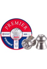 Crosman Crosman Premier Piranha Lead Hollow Point Airgun Pellets .22 Caliber (5.5mm) 14.3 Grains - 400 Rounds