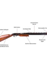 Seneca Seneca Wing Shot II PCP Shotgun with Ambidextrous Hardwood Stock .50 Caliber (12.7mm) - Single Shot
