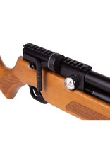 Air Venturi Air Venturi Avenger Regulated PCP Air Rifle with Wood Stock .25 Caliber (6.35mm) - Two 8-Round Magazines and Single Shot Tray.