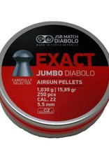 JSB Jumbo Ext 5.51 dia .22 cal | 250 ct | 15.89 gr JSB Jumbo Ext 5.51 dia .22 cal | 250 ct | 15.89 gr