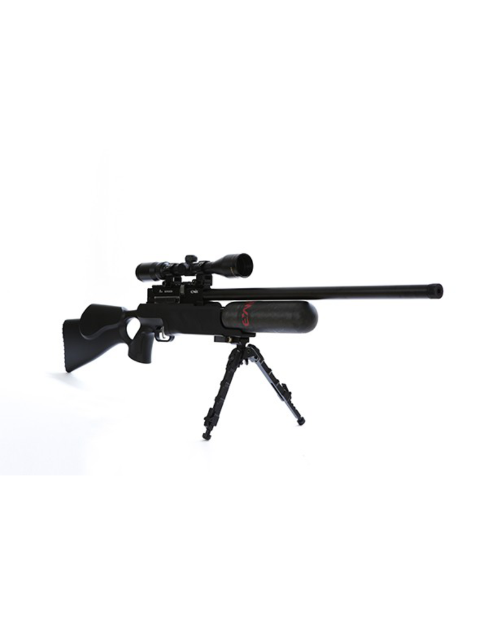 Evanix .22 Evanix Air Speed 480 Semi-Auto with synthetic stock and carbon fiber bottle