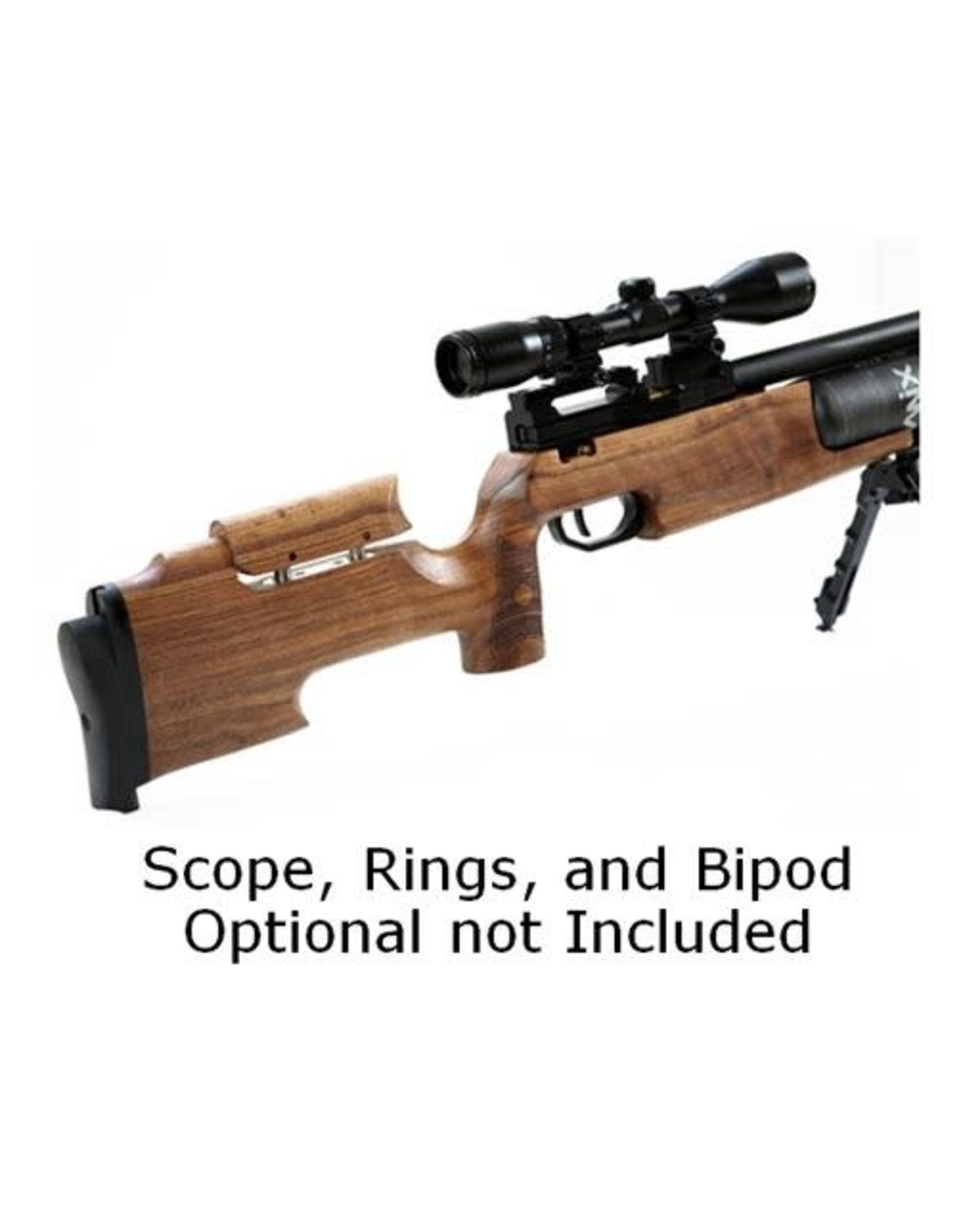 Evanix Evanix Ibex-X2 PCP Air Rifle with Walnut Stock .357 Caliber (9mm) - Two 6 Round Magazines