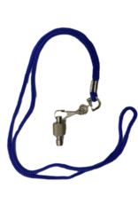 Baiteer Blue Lanyards Round 36" with Swivel J Hook & Dead Head Plug