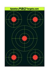 SplatterPro Targets SplatterPro 12x18 Multi Bullseye Target - pack of 25