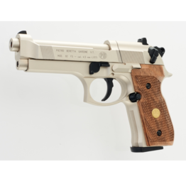 Beretta .177 Beretta M 92 FS | Nickel with Wood Grips by Umarex