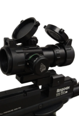 UTG - Leapers UTG 1x26mm ITA Red-Green Dot Sight - 4 MOA Dot | 30mm Tube | Quick-Detach Low Picatinny Mount & Riser