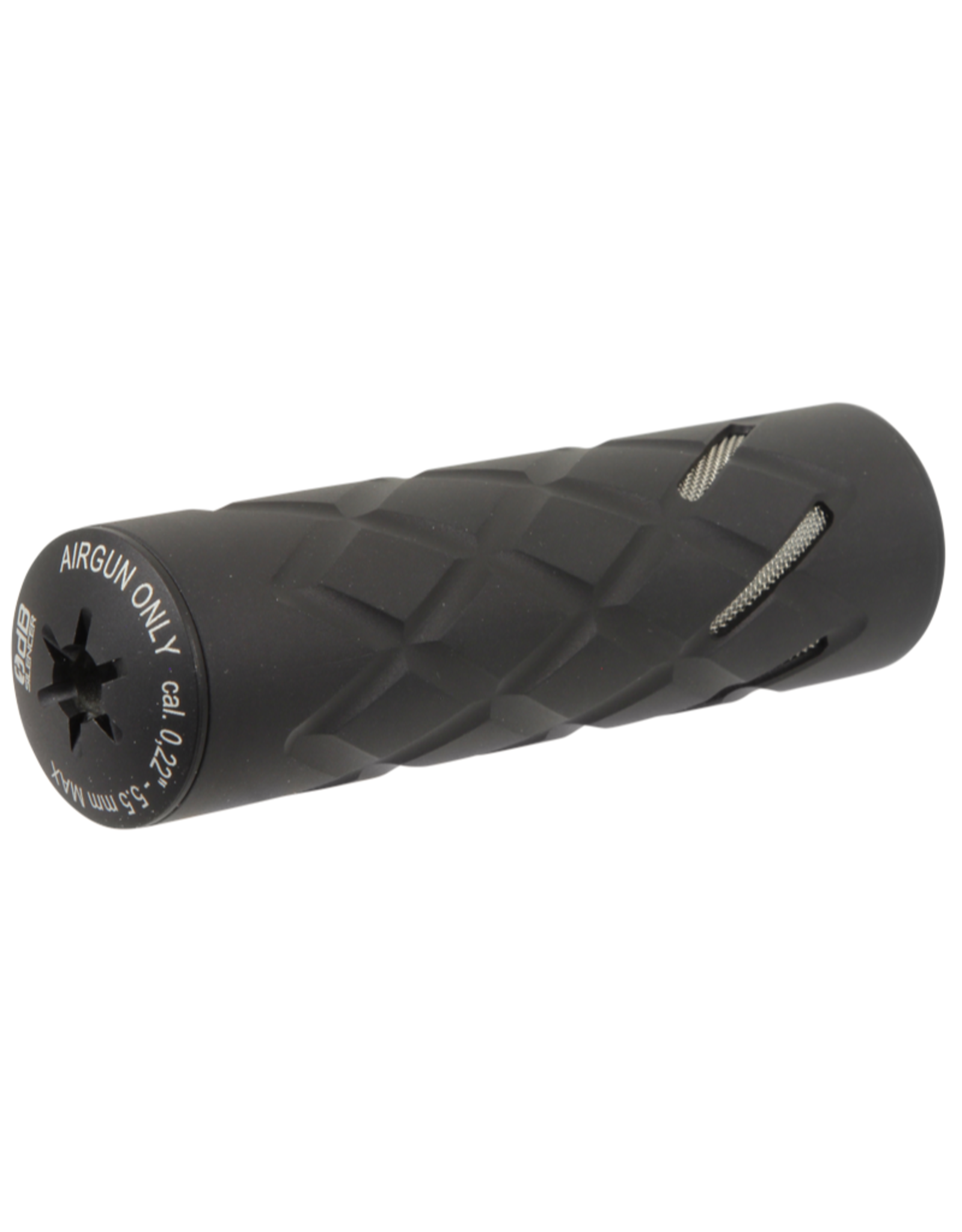 0DB 0dB Airgun Silencer 110C Black with 1/2" UNF .30 - 4.5"