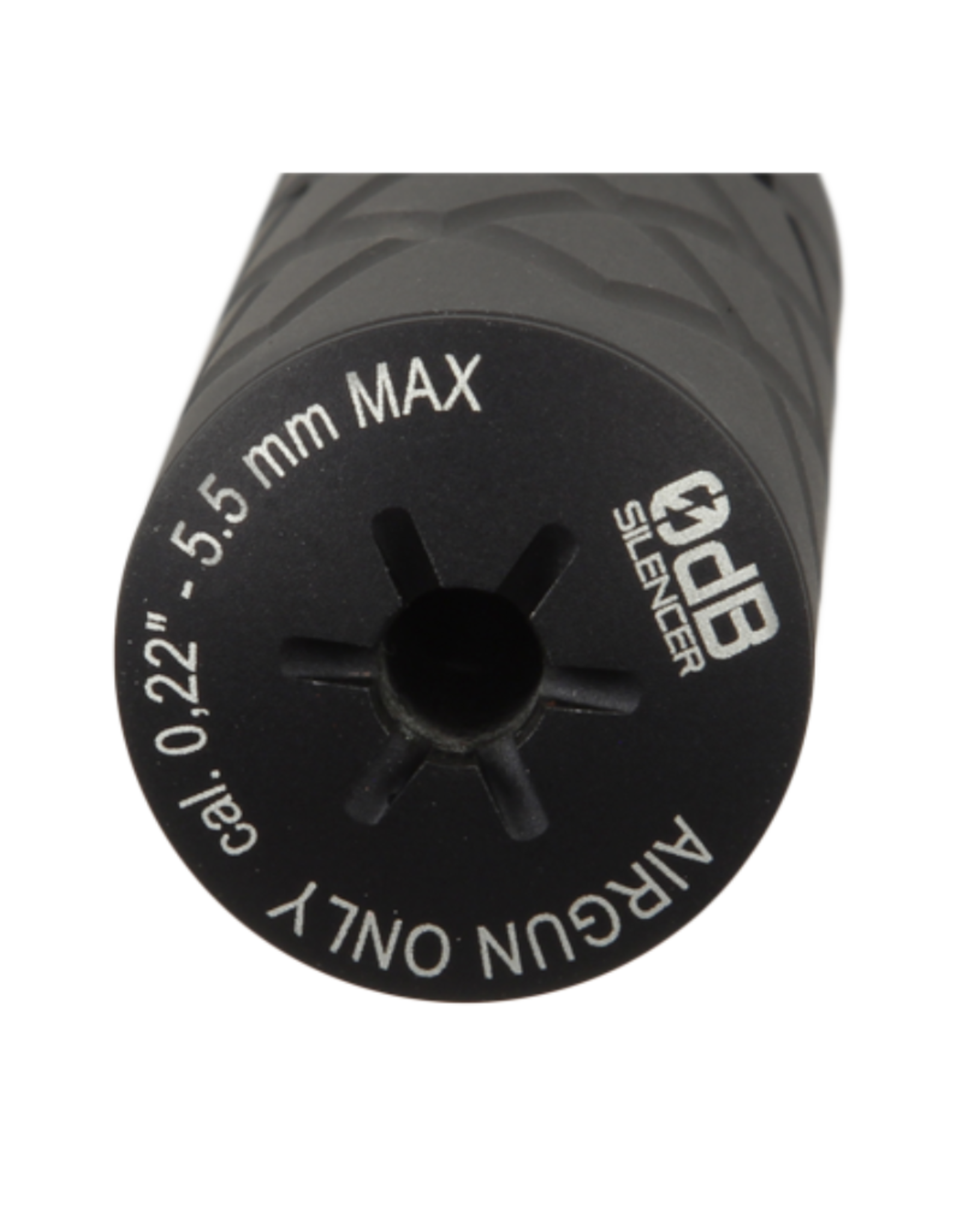 0DB 0dB Airgun Silencer 110C Black with 1/2" UNF .30 - 4.5"