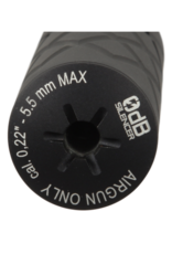 0DB 0dB Airgun Silencer 160S Black with 1/2" UNF .25