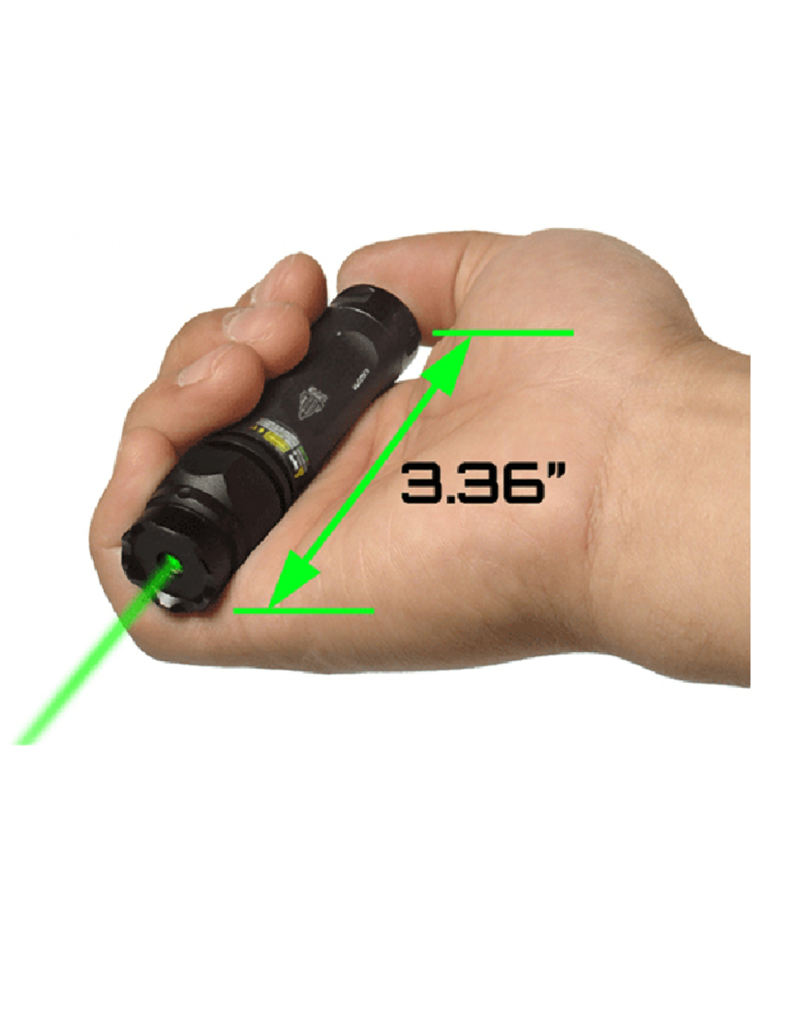 UTG - Leapers UTG W/E ADJUSTABLE COMPACT GREEN LASER WITH RINGS