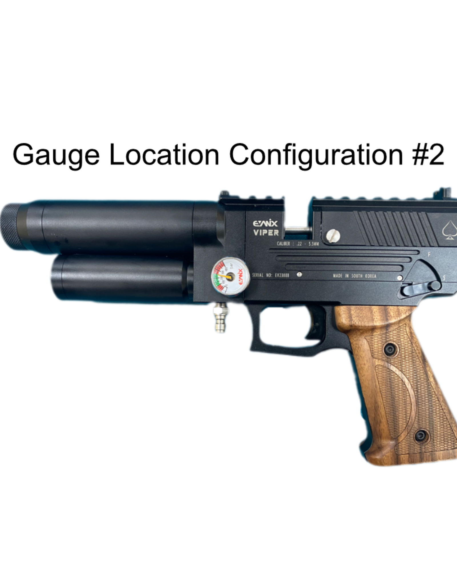 Evanix Evanix Viper .25 - |Semi Auto| Pellet Pistol - Black