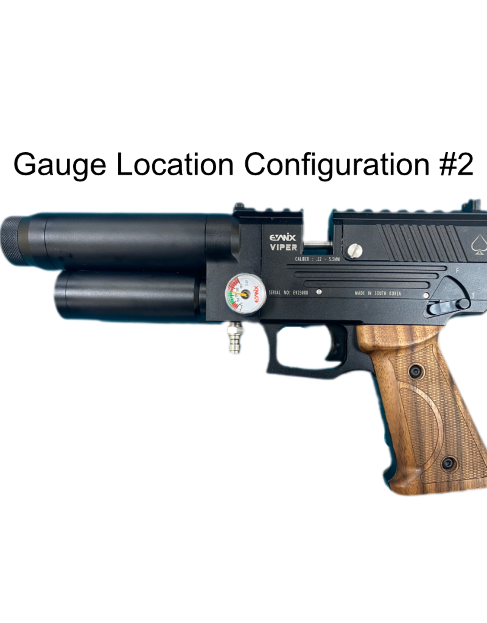 Evanix Evanix Viper .22 - Semi Auto Pellet Pistol - Black