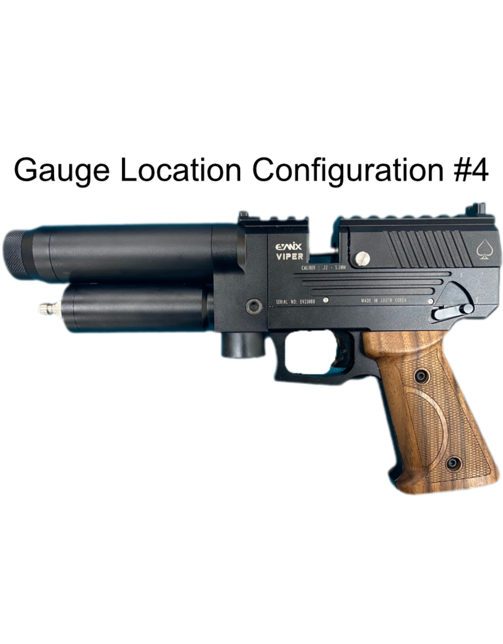 Evanix Evanix Viper .25 - |Semi Auto| Pellet Pistol - Black