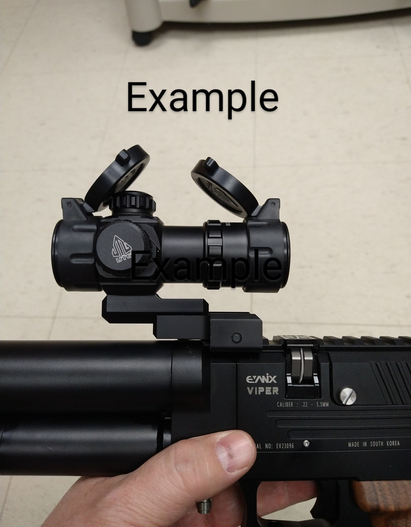 Evanix Evanix Viper .177 - Semi Auto Pellet Pistol - Gold trigger