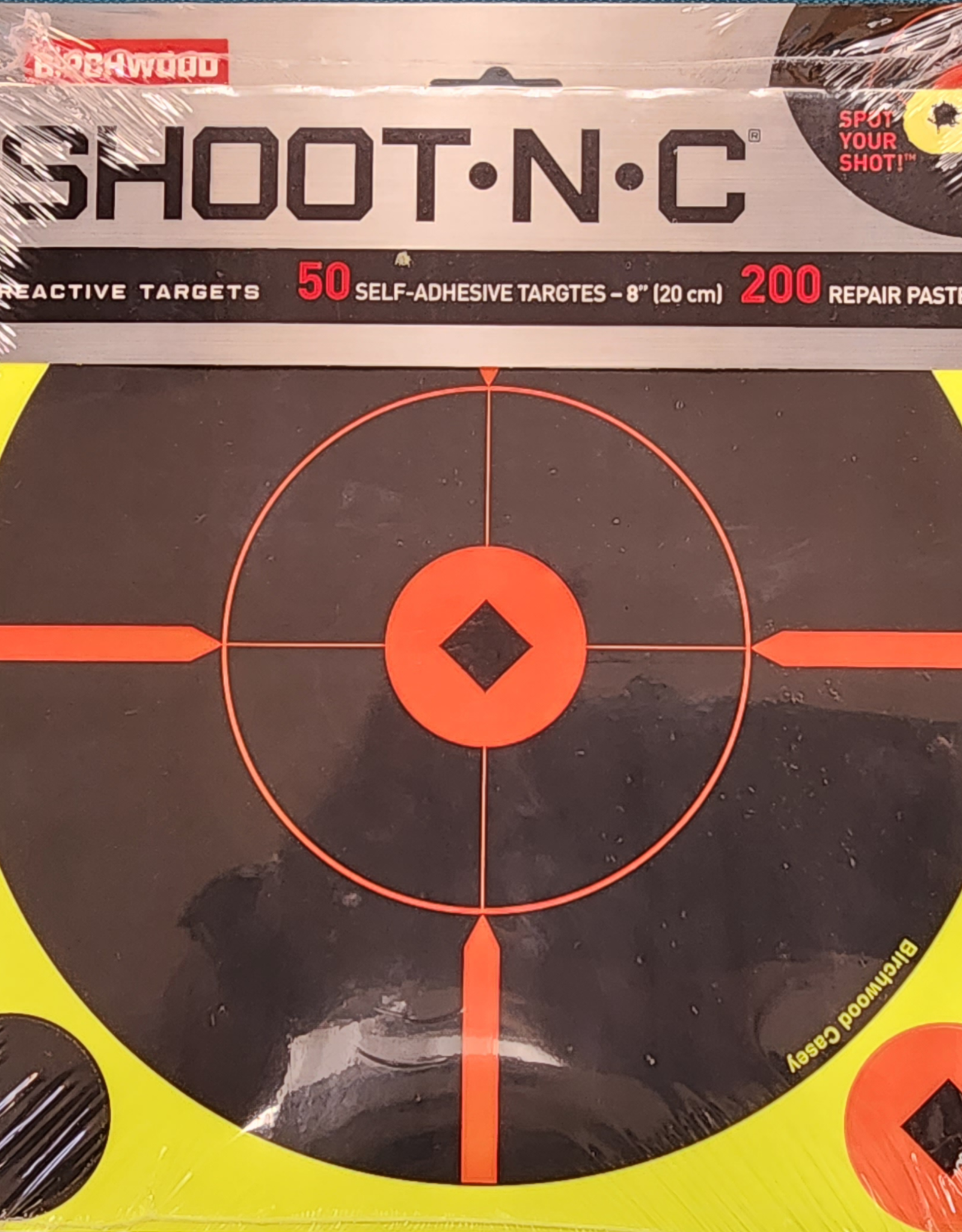 Birchwood Casey case - Birchwood Casey Shoot-N-C Targets, 8" Bullseye, 50 Targets + 200 Pasters