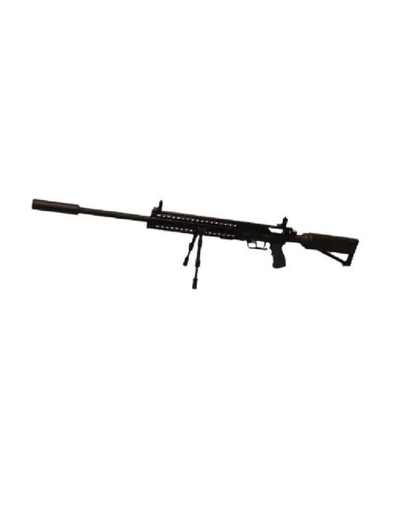 Evanix .22 (5.5mm) Cal. Evanix Rex-Ibex PCP Sniper - Single Shot Air Rifle with Front & Rear Sights and Bipod