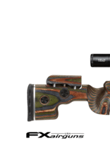 FX Airguns FX Crown Continuum MKII, GRS Green Mountain Laminate - Left Hand - 0.25 caliber - w/ DONNYFL MOD