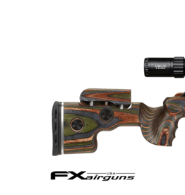 FX Airguns FX Crown Continuum MKII, GRS Green Mountain Laminate - Left Hand - 0.25 caliber - w/ DONNYFL MOD