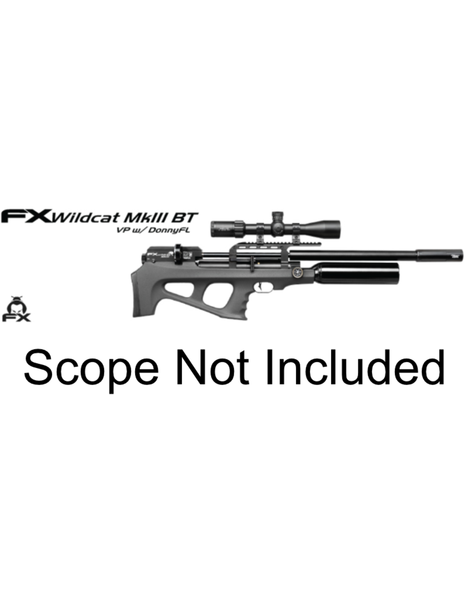 FX Airguns FX Wildcat MKIII BT VP, Synthetic - 0.30 caliber - w/ DONNYFL - 600MM