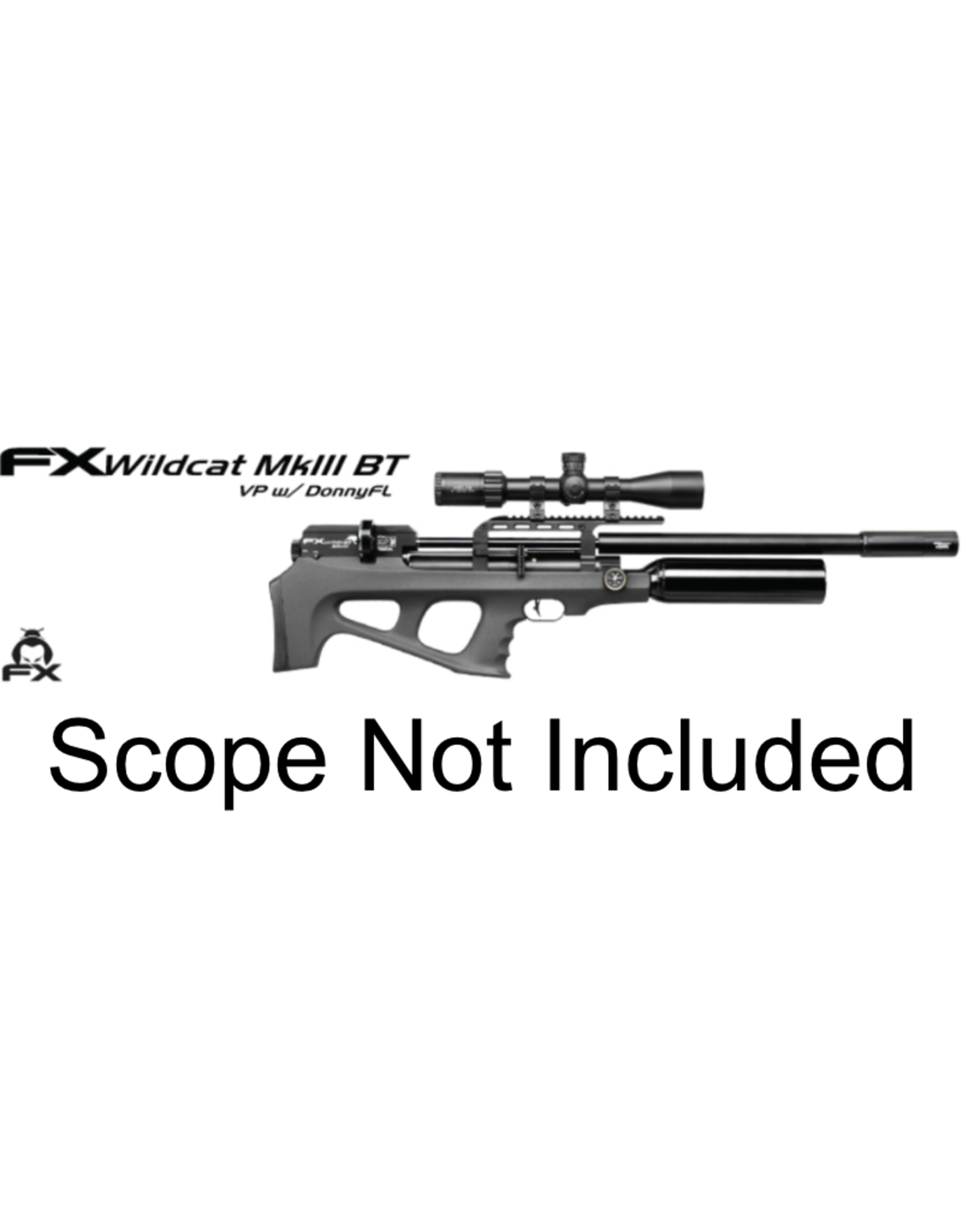 FX Airguns FX Wildcat MKIII BT VP, Synthetic - 0.25 caliber - w/ DONNYFL - 600MM