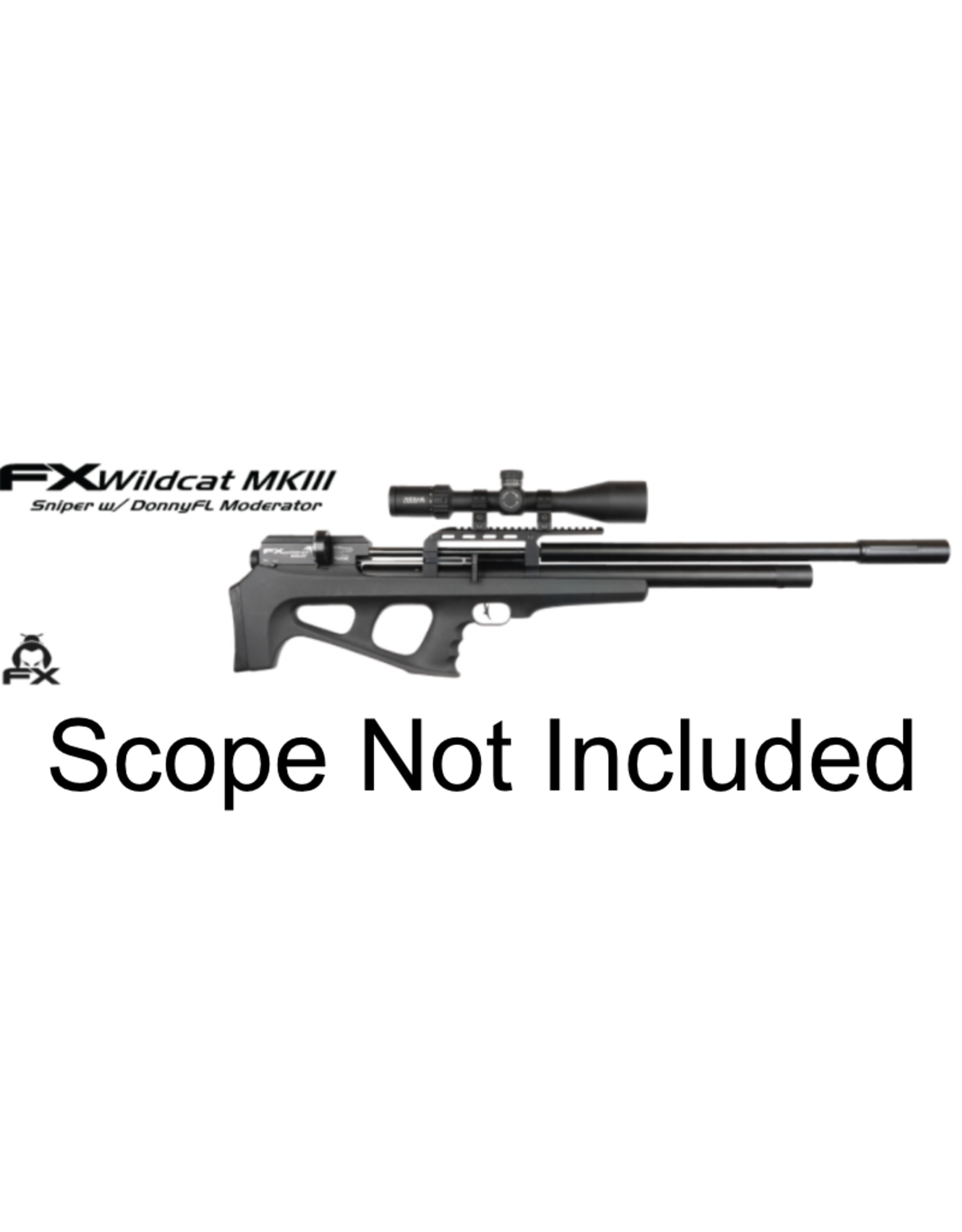 FX Airguns FX Wildcat MKIII Sniper, Synthetic - 0.22 caliber - w/ DONNYFL - 700MM