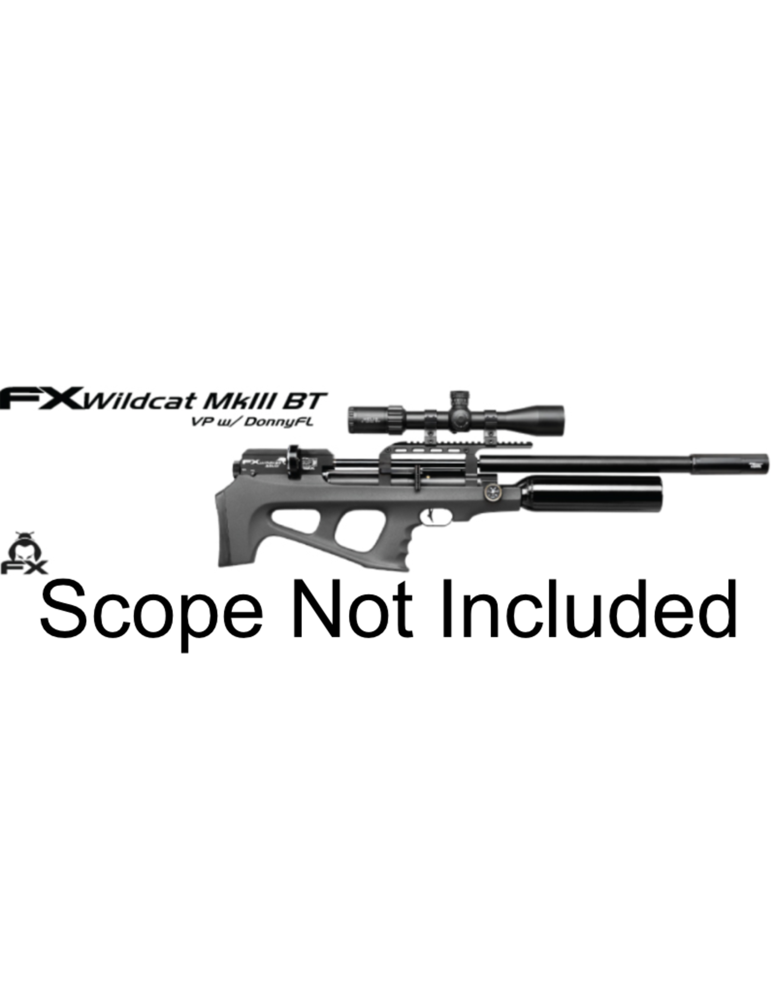 FX Airguns FX Wildcat MKIII BT VP, Synthetic - 0.22 caliber - w/ DONNYFL - 600MM