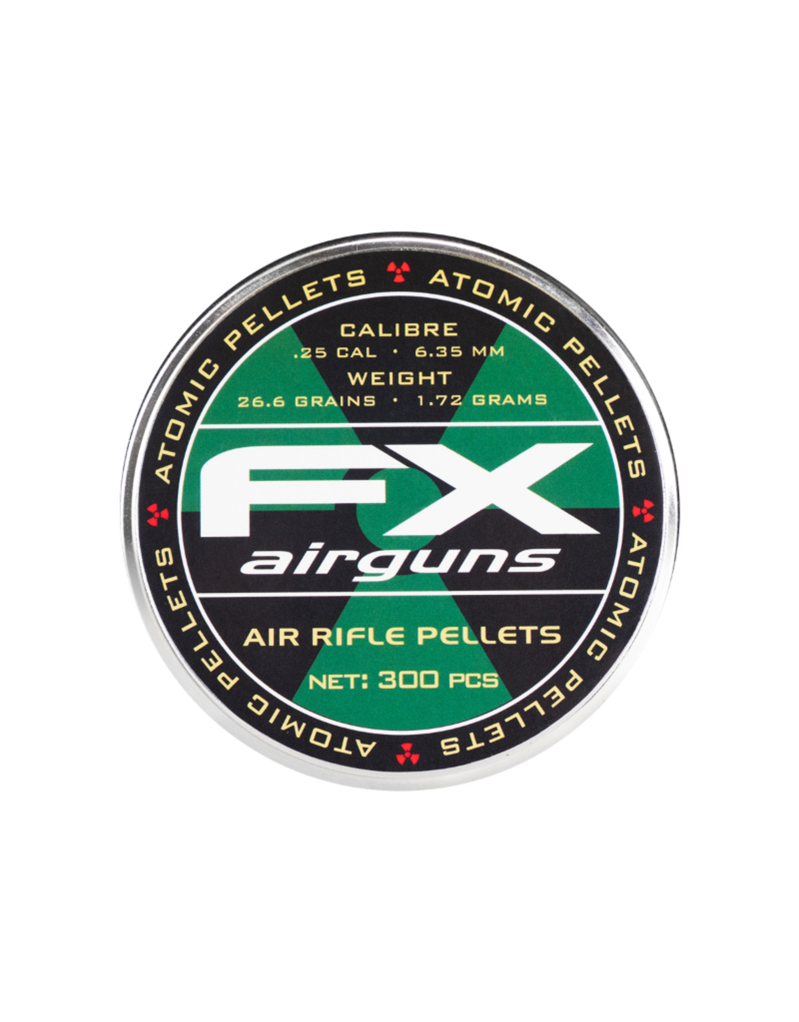 FX Airguns FX Atomic Pellets .25 - 26.6gr - 0.25 caliber - 300 count