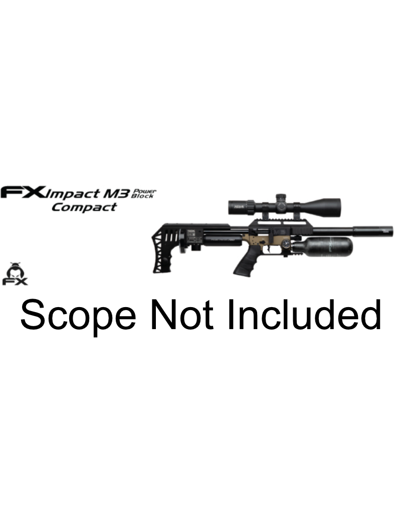 FX Airguns FX Impact M3, Bronze Compact .30 caliber POWER BLOCK w/ DONNYFL MOD New