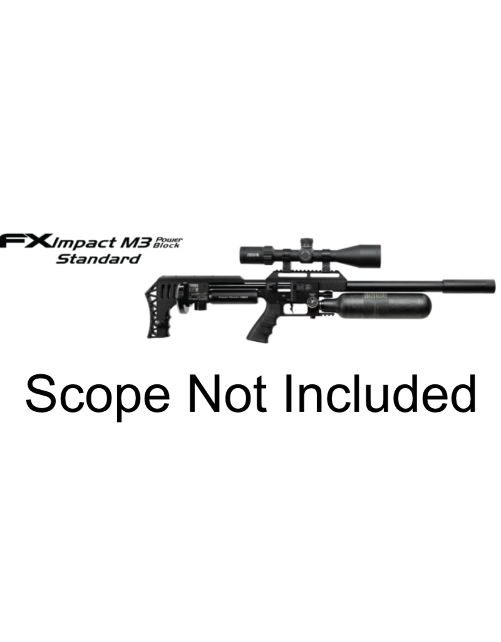 FX Airguns FX Impact M3, Black - 600mm  - .25 caliber - POWER BLOCK