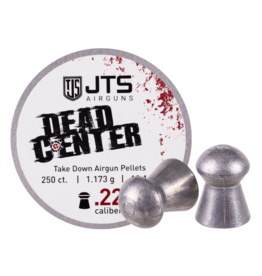 JTS JTS Dead Center Precision .22 cal, 1.173g (18.1 gr) Domed pellets (250 ct)
