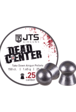 JTS JTS Dead Center Precision .25 cal, 1.645g (25.39 gr) Domed pellets (150 ct) - JAC102