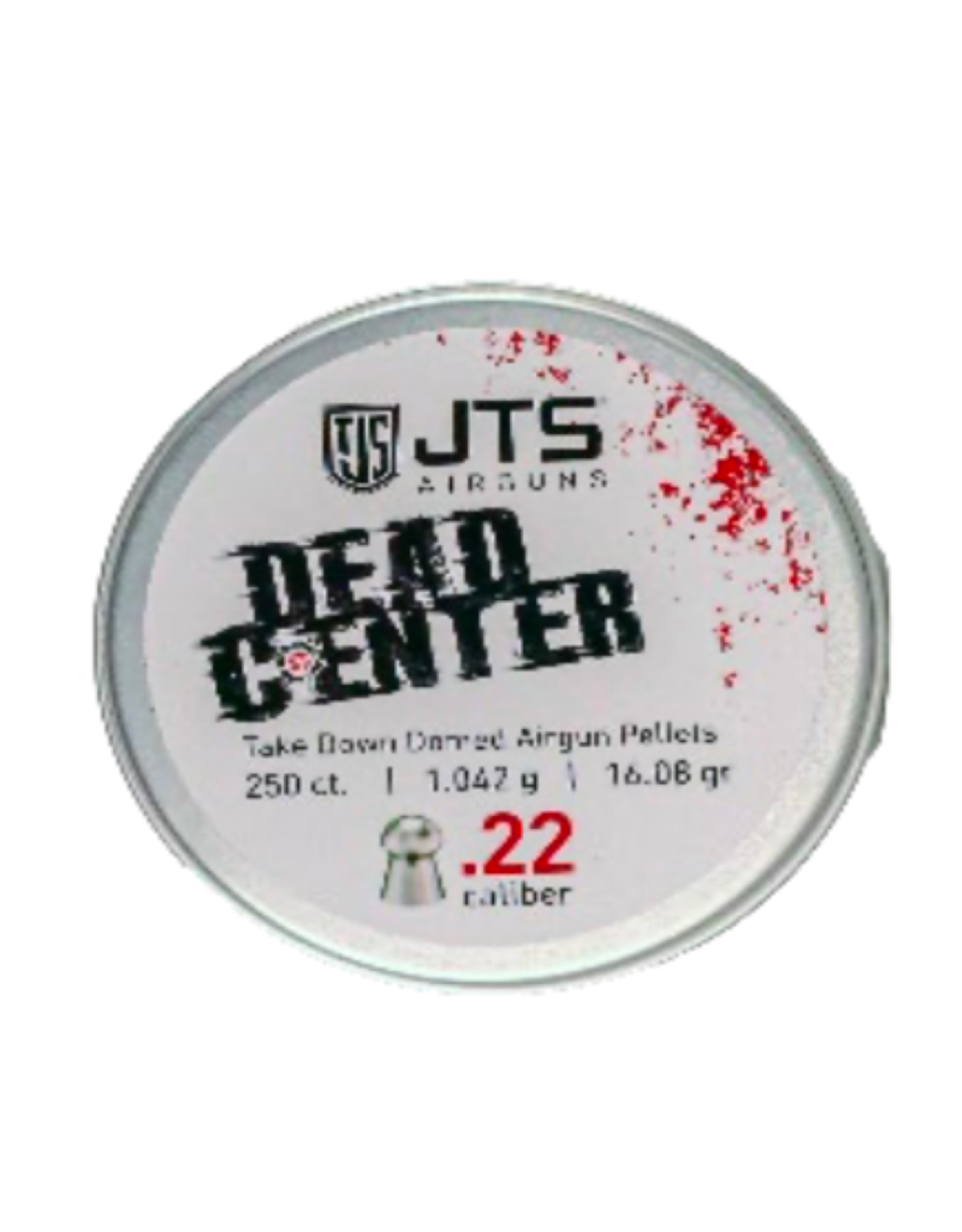 JTS JTS Dead Center Precision .22 cal, 1.042g (16.08 gr) Domed pellets (250 ct)