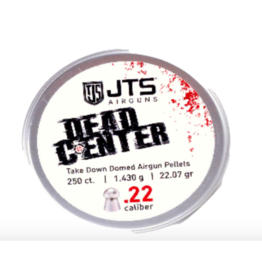 JTS JTS Dead Center Precision .22 cal, 1.430g (22.07 gr) Domed pellets (250 ct)