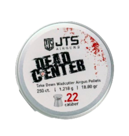 JTS JTS Dead Center Precision .22 cal, 1.218g (18.80 gr) Wadcutter pellets (250 ct)