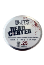 JTS JTS Dead Center Precision .25 cal, 1.900g (29.32 gr) Semi-Domed pellets (150 ct)