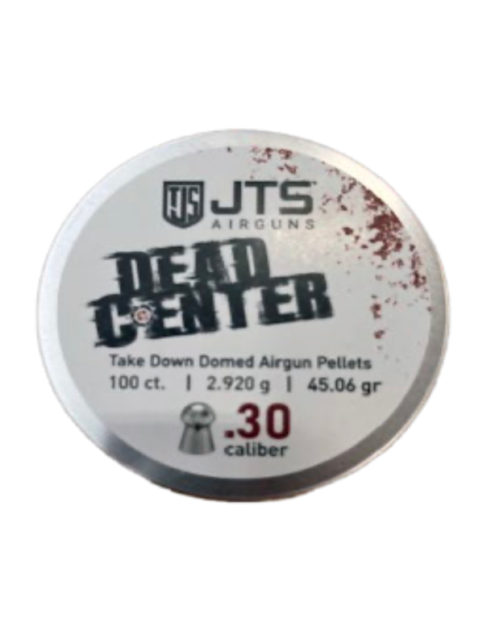 JTS JTS Dead Center Precision .30 cal, 2.920g (45.06 gr) Domed pellets (100 ct)
