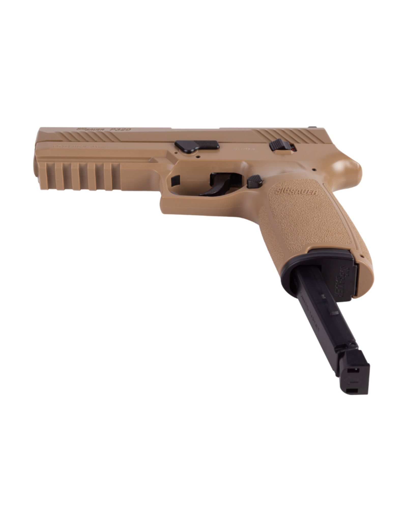 Sig Sauer SIG Sauer P320 CO2 Pistol, Metal Slide, Coyote Tan by SIG Sauer .177 cal