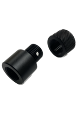 DonnyFL Huben GK1 Moderator Adapter 1/2-20 - All Black with Thread Protector