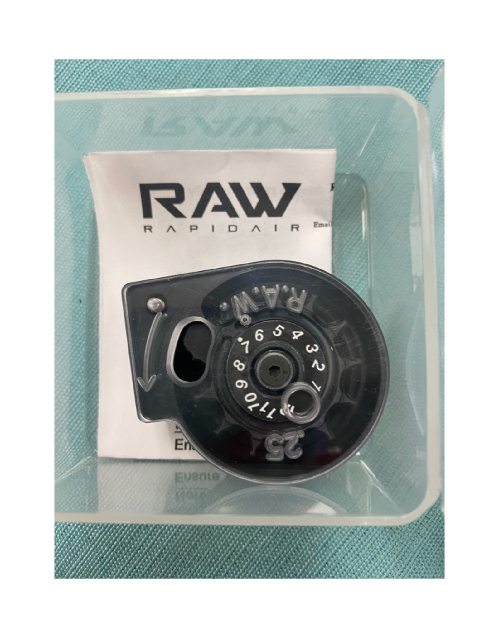 Rapid Air Weapons RAW HMX .25 cal 12 Shot Rotary Spare Magazine LH