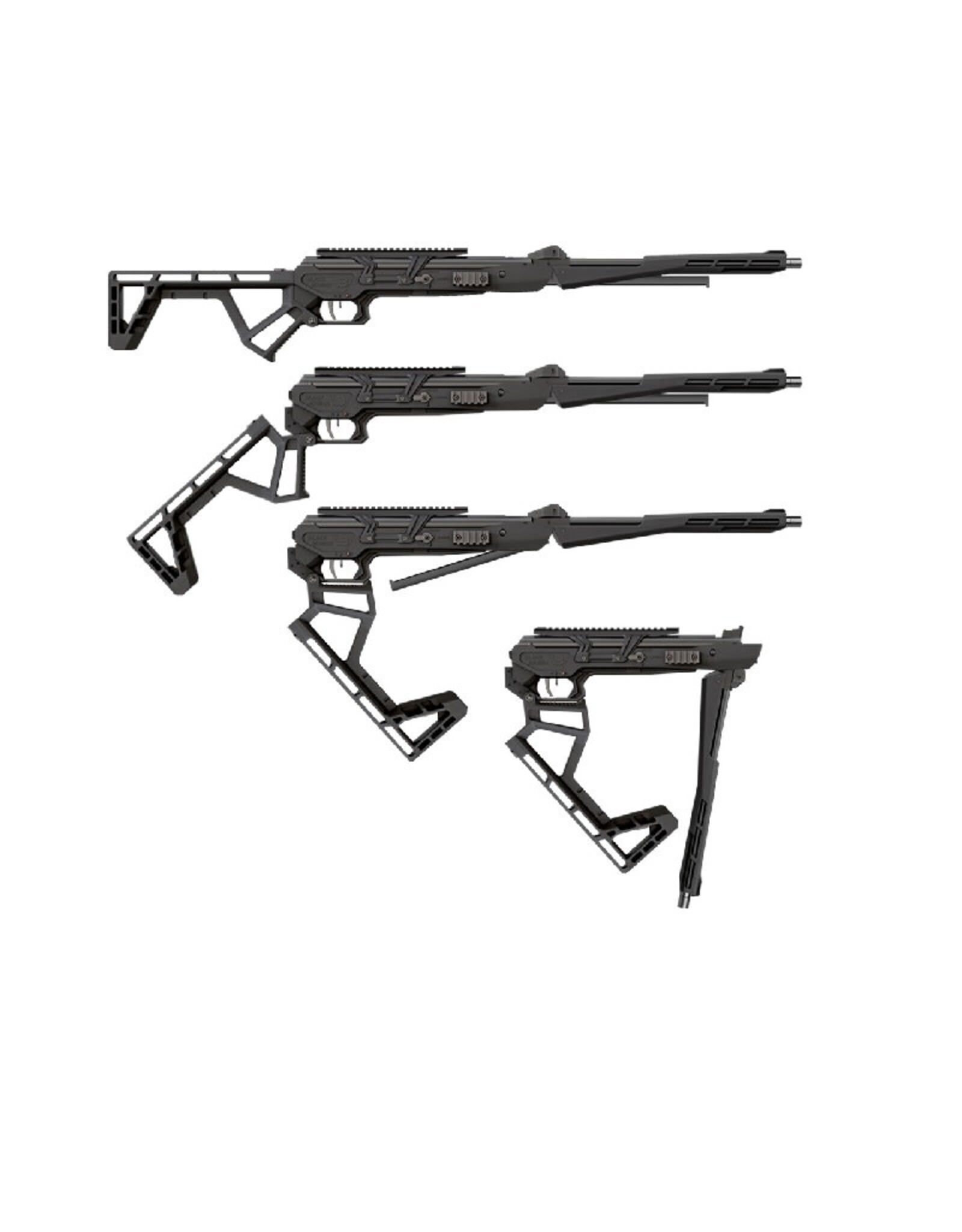 Black Bunker Black Bunker BM8 Breakbarrel Air Rifle, Black, .22 cal