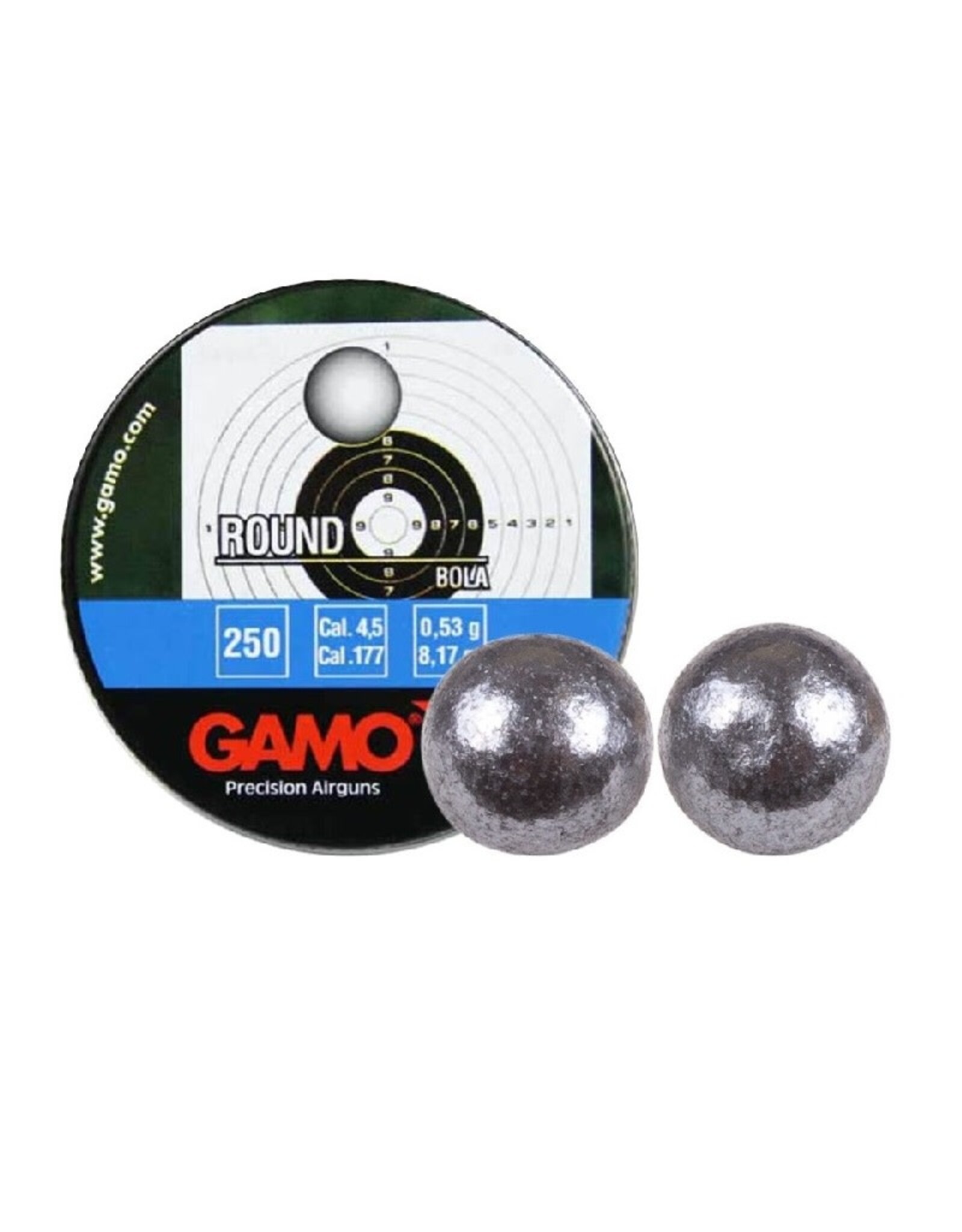 Gamo Gamo .177 Cal, 8.17 Grains, Round Lead Balls, 250ct