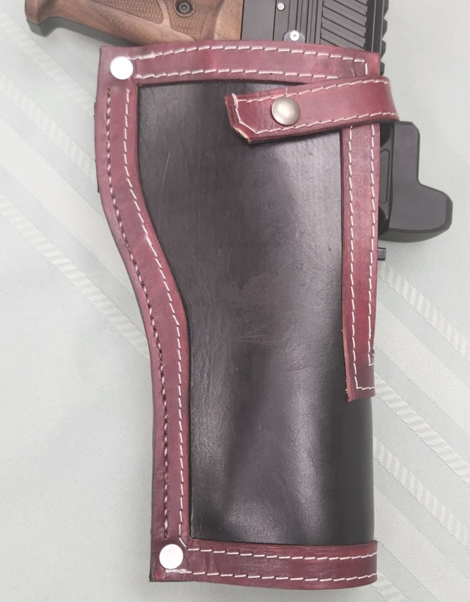 Toomy Leathers Toomy Leathers scoped Molded Holster for Evanix Viper | RH | Black/Maroon