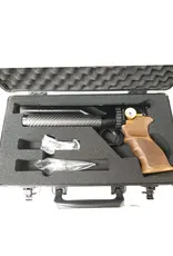 Huben .177 Huben GK1 Pistol V3 - Left or Right hand Compatible ( ambidextrous ) - Semi Automatic ,  fully adjustable power, air pistol. With threaded end cap for moderator.