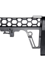 MCSGEARUP SKELETONIZED BUTSTOCK FOR 6 POSITION STOCK (BLACK ANODIZED ALUMINUM)